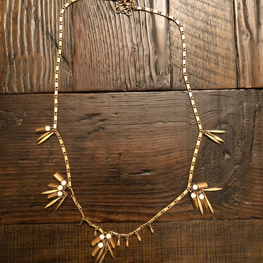 JCrew Long Gold Necklace